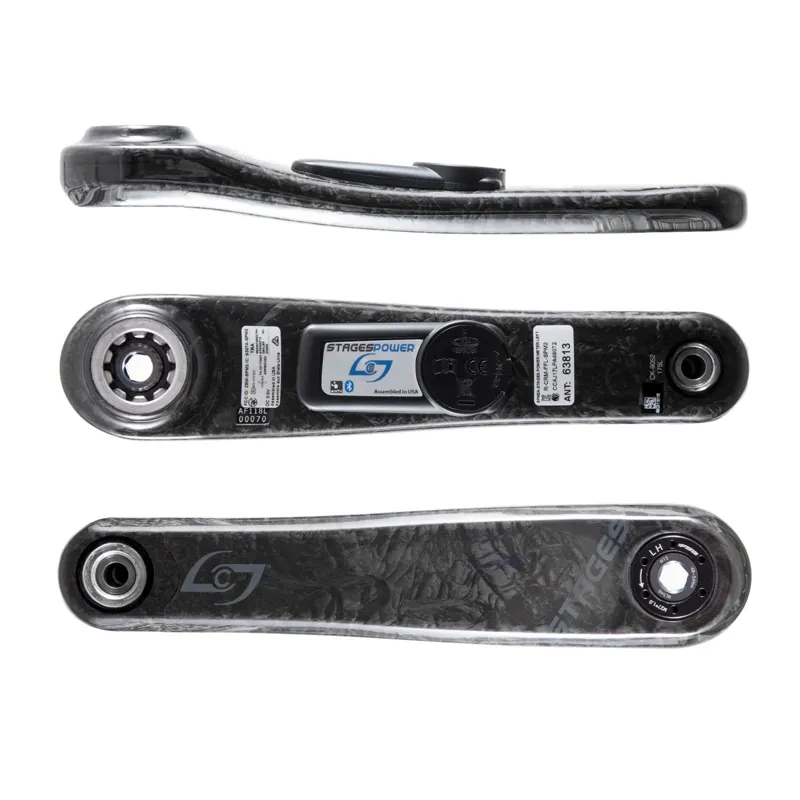 Stages Cycling Power Meter Gen 3 L Carbon GXP MTB - Grey