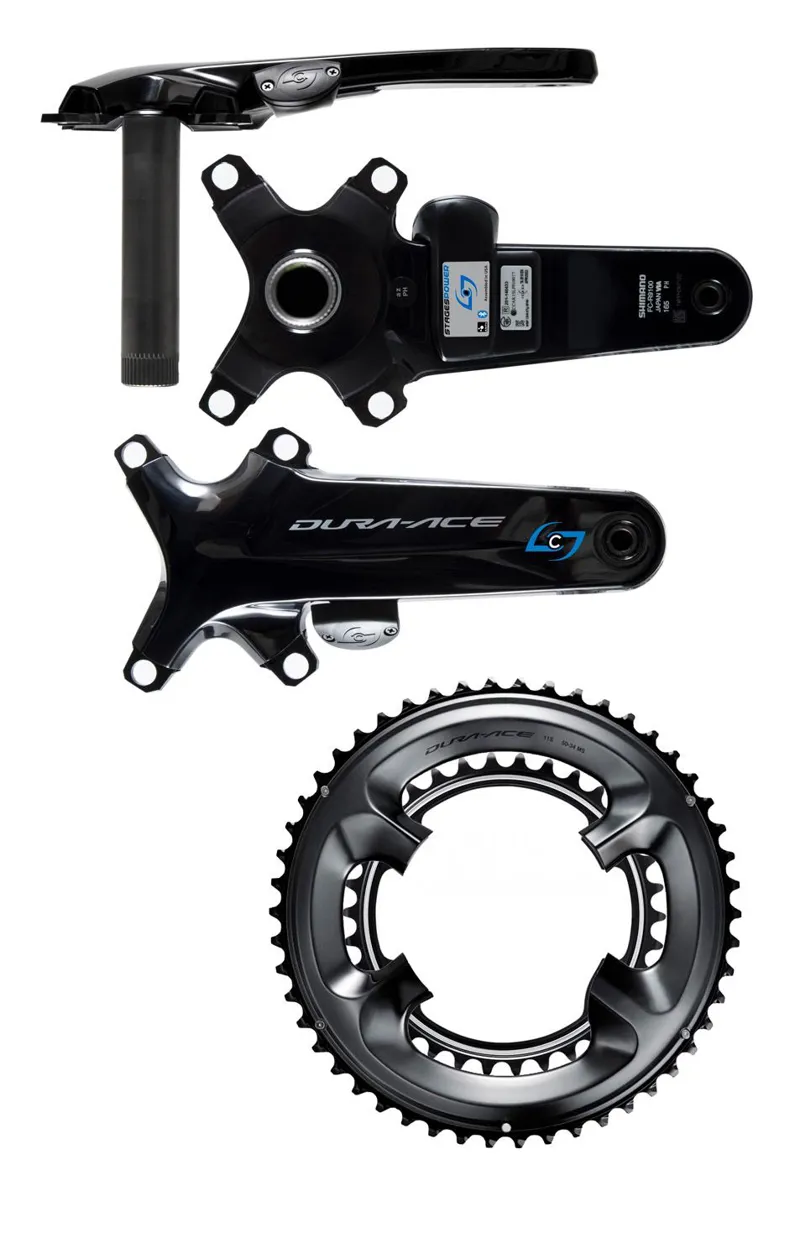 Stages Cycling Power Meter Dura Ace R9100 G3 R with Chainrings