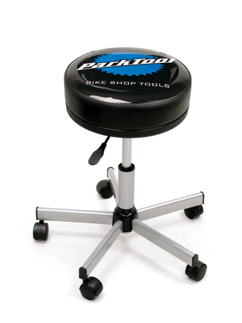 Park Tool STL-2 Adjustable-height Shop Stool - Black/Silver-1