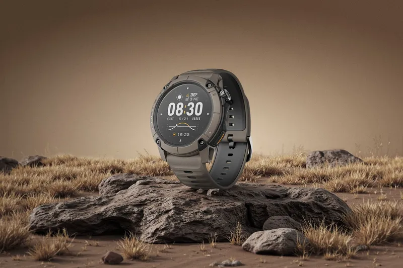 Coros Nomad GPS Watch - Brown-4
