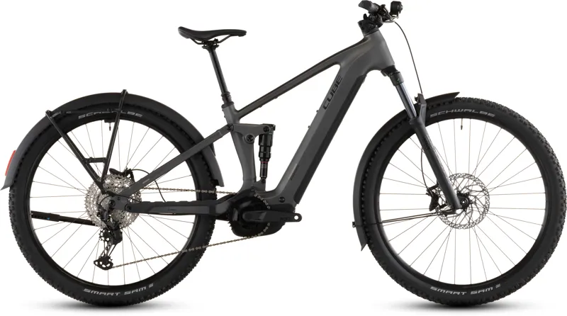Cube Stereo Hybrid ONE22 Race 800wh FE 2026 Electric MTB - Slapgrey/Chrome
