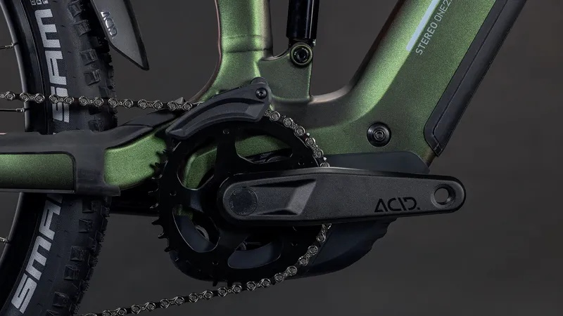 Cube Stereo Hybrid ONE22 SLX 800wh 2026 Electric MTB - Stellar/Green-4