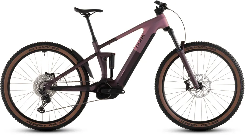 Cube Stereo Hybrid ONE44 Pro 800wh 2026 Electric MTB - Shiftblush/Raisin