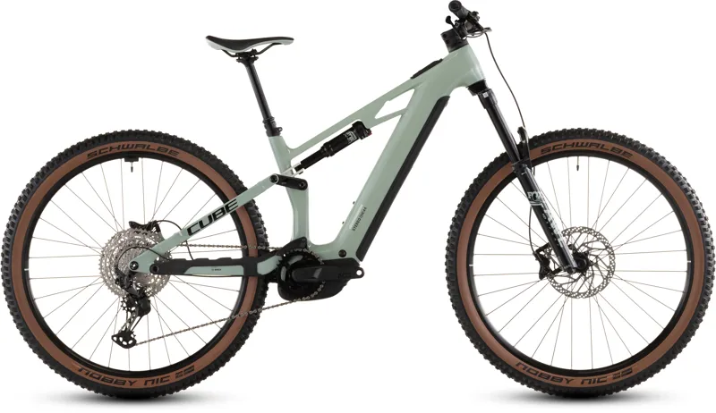 Cube Stereo Hybrid ONE44 HPC RACE 800 2026 Electric MTB - Driedherbs/Black