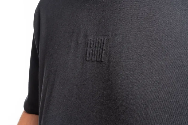 Cube Organic Gravity Fit Embossed Men's T-Shirt - Black-2