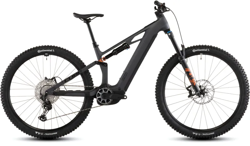 Cube Stereo Hybrid ONE44 HPC SLX 800wh 2026 Electric MTB - Slabgrey/Orange