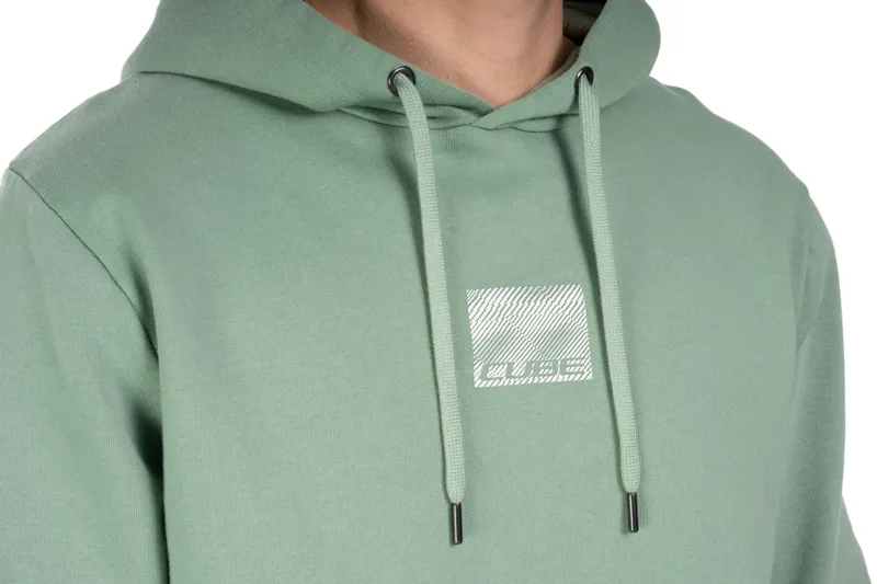 Cube Organic Grid Men's Hoodie - Light Green-2