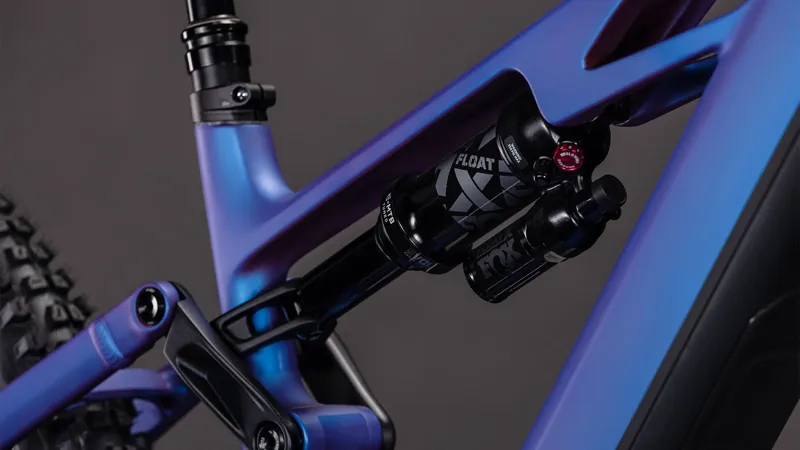 Cube Stereo Hybrid ONE77 HPC SLX 800 2026 Electric MTB - Blue Iris/Black-5