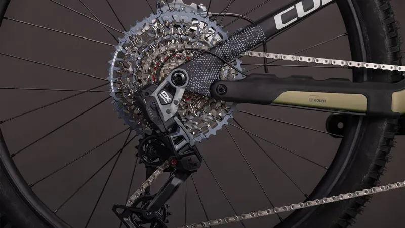 Cube Stereo Hybrid ONE77 HPC TM 800 2026 Electric MTB - Reedgreen/Matrix-5