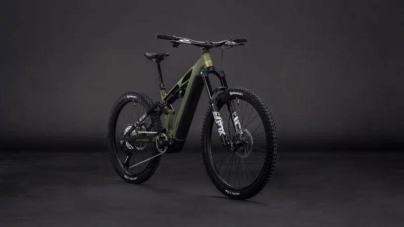 Cube Stereo Hybrid ONE77 HPC TM 800 2026 Electric MTB - Reedgreen/Matrix-1