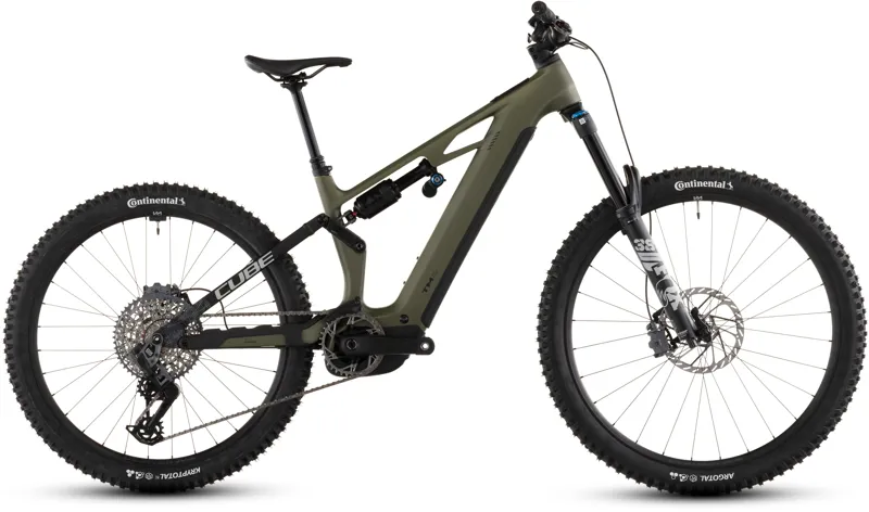 Cube Stereo Hybrid ONE77 HPC TM 800 2026 Electric MTB - Reedgreen/Matrix