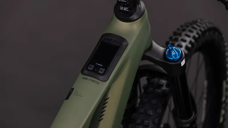 Cube AMS Hybrid ONE77 C:62 TM 600X 2026 Electric MTB - Reedgreen/Matrix-1