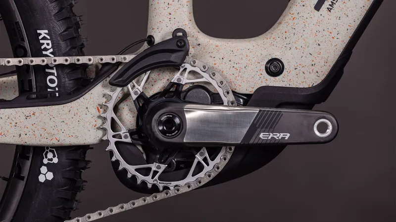 Cube AMS Hybrid ONE77 C:62 Super TM 600X 206 Electric MTB - Reedbeigegrit/Orange-5