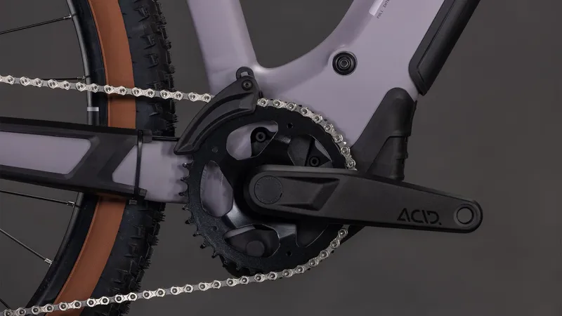 Cube Reaction Hybrid Performance 600 2026 Electric MTB - Plum Grey-4