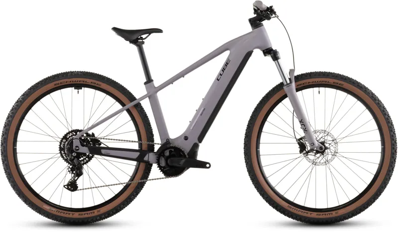 Cube Reaction Hybrid Performance 600 2026 Electric MTB - Plum Grey
