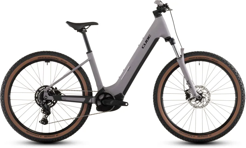 Cube Reaction Hybrid Performance 600 Easy Entry 2026 Electric MTB -  Plumgrey/Black