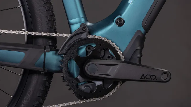 Cube Reaction Hybrid One 600 Electric Mountain Bike - Trapeze - Green-4