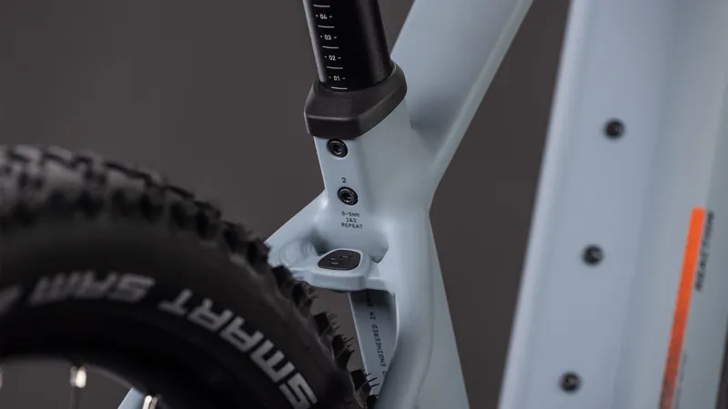 Cube Reaction Hybrid Race 800 2026 Electric Mountain Bike - Vulcan/Orange-3