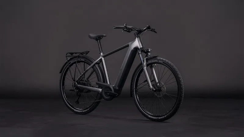 Cube Nuride Hybrid Performance 600 Electric Hybrid Bike - Slab Grey-1