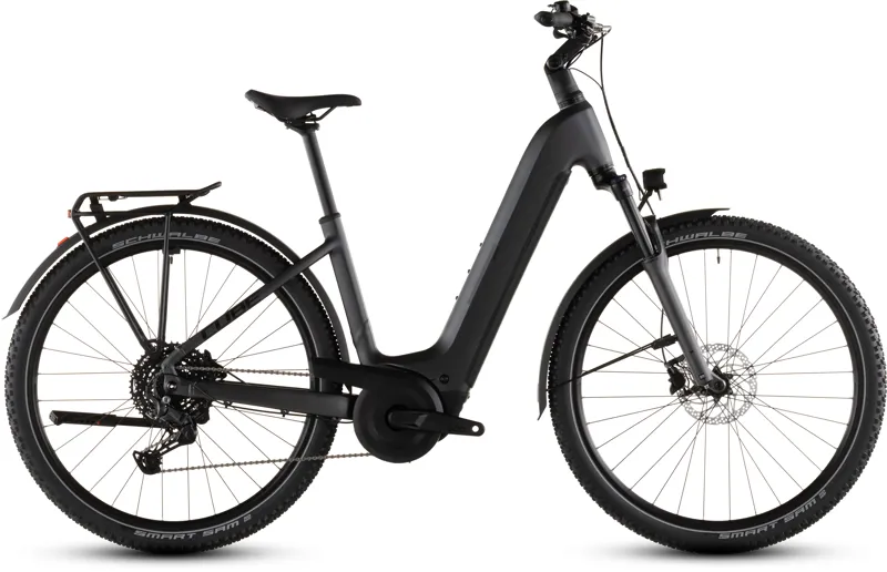 Cube Nuride Hybrid Performance 600wh Easy Entry 2026 Electric Hybrid Bike - Slabgrey/Black