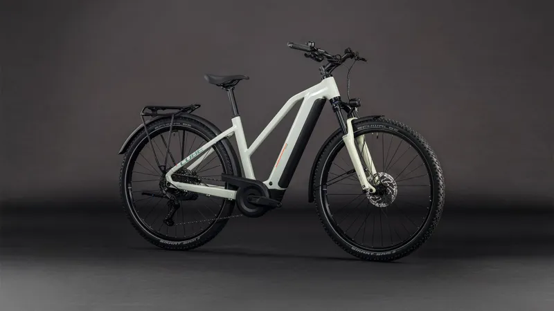 Cube Nuride Hybrid Performance 600wh Trapeze 2026 Electric Hybrid Bike - Desertstone/Grey-1