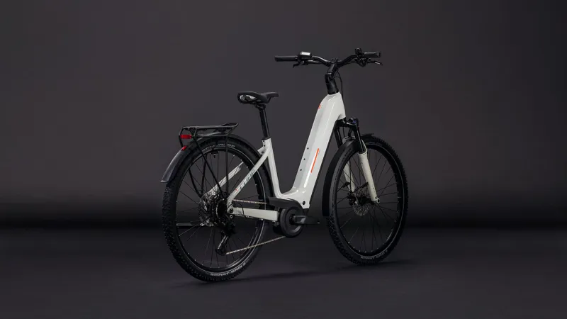 Cube Nuride Hybrid Performance 600wh Easy Entry 2026 Electric Hybrid Bike - Desertstone/Grey-1