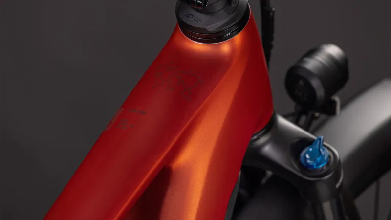 Cube Nuride Hybrid Pro 600wh 2026 Electric Hybrid Bike - Chilli/Black-2