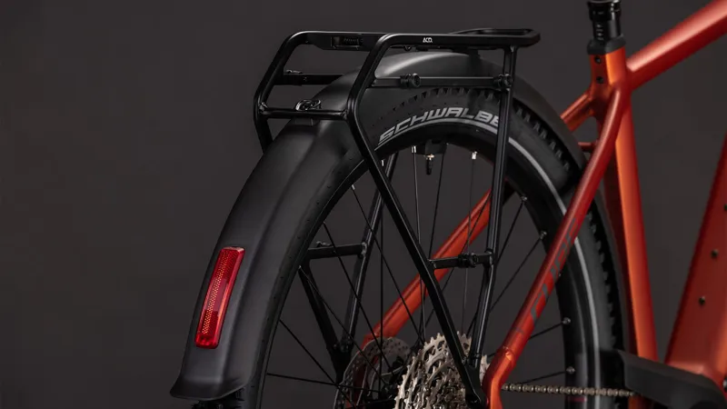 Cube Nuride Hybrid Pro 800 2026 Electric Hybrid Bike - Chilli/Black-3