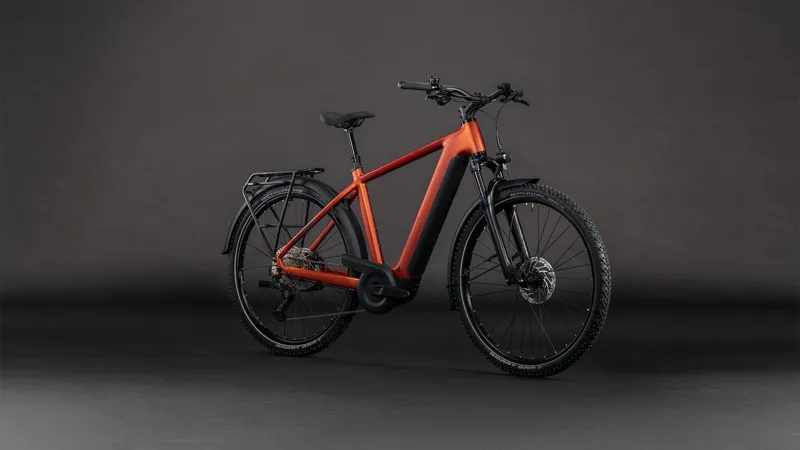 Cube Nuride Hybrid Pro 800 2026 Electric Hybrid Bike - Chilli/Black-1