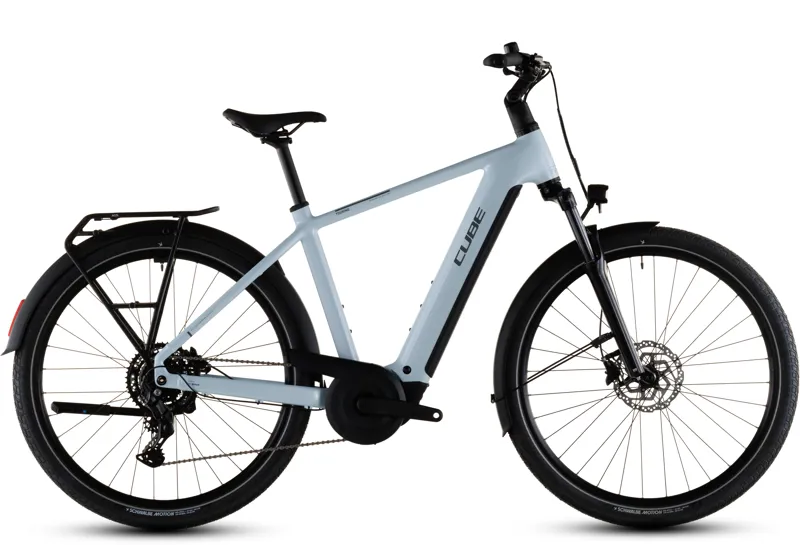 Cube Touring Hybrid ONE 600wh 2026 Electric Hybrid Bike - Glacier/Reflex