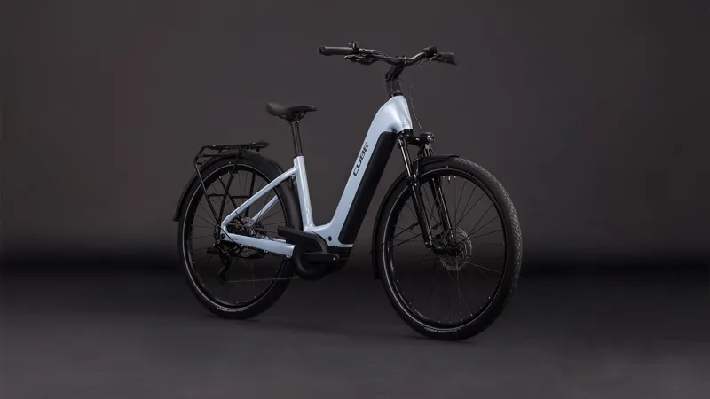Cube Touring Hybrid One 600 Easy Entry 2026 Electric Hybrid Bike - Glacier/Reflex-1