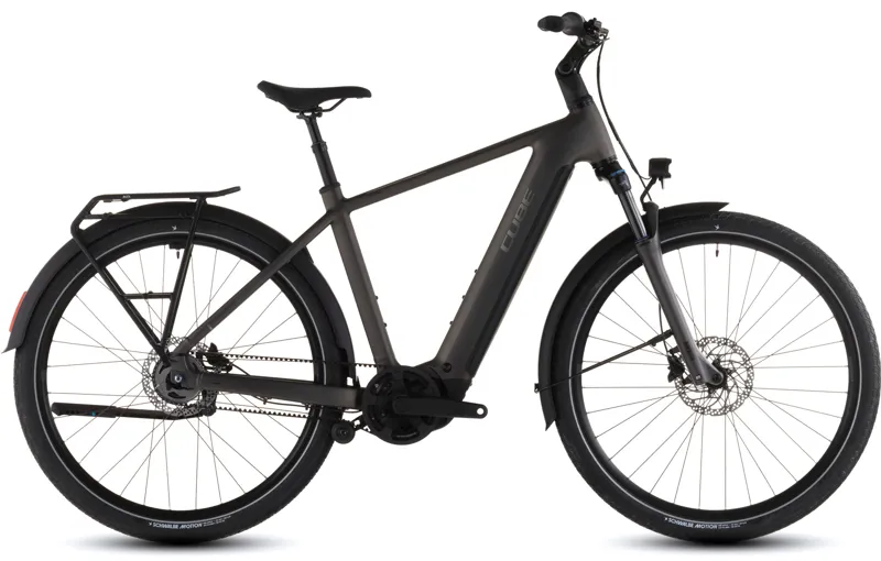 Cube Touring Hybrid Comfort SLX 800wh 2026 Electric Hybrid Bike - Charcoal/Chrome