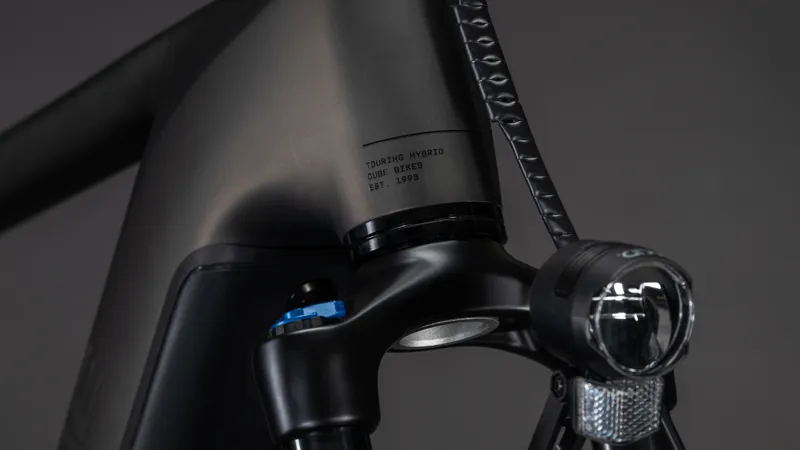 Cube Touring Hybrid Comfort SLX 800wh 2026 Electric Hybrid Bike - Charcoal/Chrome-6