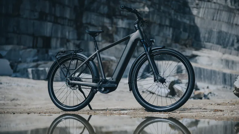 Cube Touring Hybrid Comfort SLX 800wh 2026 Electric Hybrid Bike - Charcoal/Chrome-7