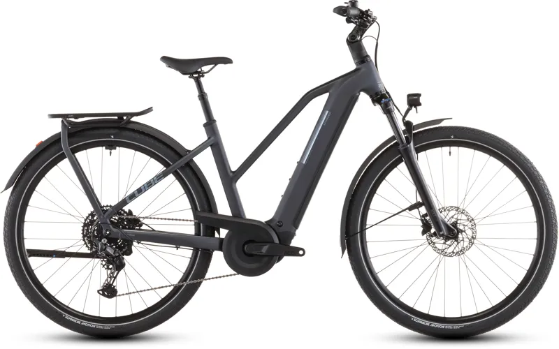 Cube Kathmandu Hybrid ONE 800wh Trapeze 2026 Electric Hybrid Bike - Metallicgrey/Grey