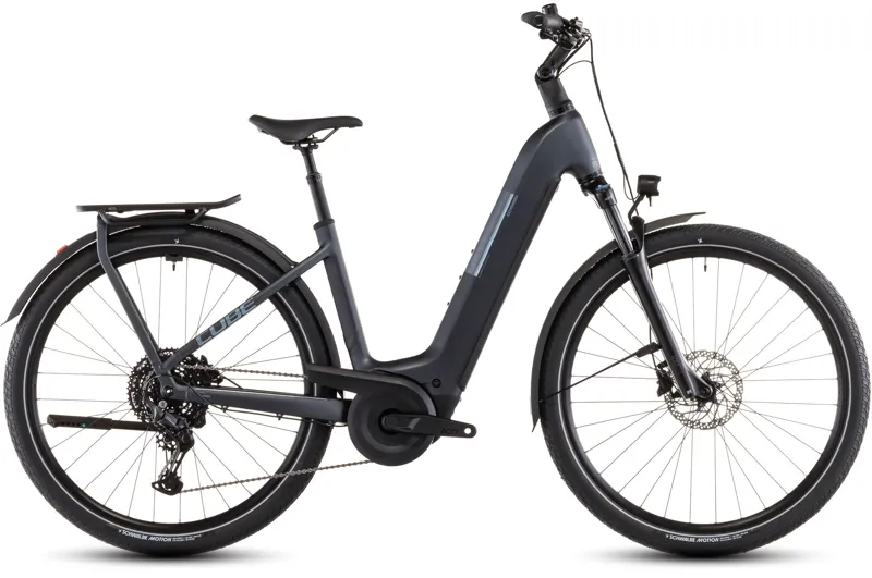 Cube Kathmandu Hybrid ONE 800wh Easy Entry 2026 Electric Hybrid Bike - Metallicgrey/Grey