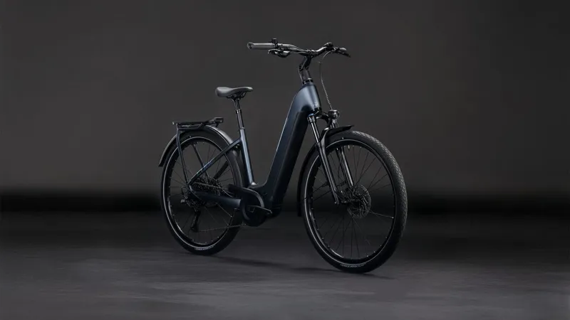 Cube Kathmandu Hybrid ONE 800wh Easy Entry 2026 Electric Hybrid Bike - Metallicgrey/Grey-1