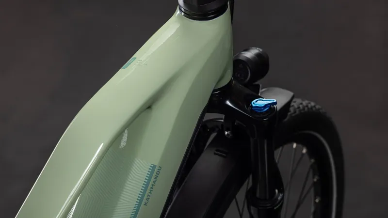Cube Kathmandu Hybrid ONE 800wh Trapeze 2026 Electric Hybrid Bike - Pea/Green-2