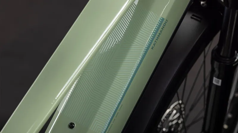 Cube Kathmandu Hybrid ONE 800wh Trapeze 2026 Electric Hybrid Bike - Pea/Green-3