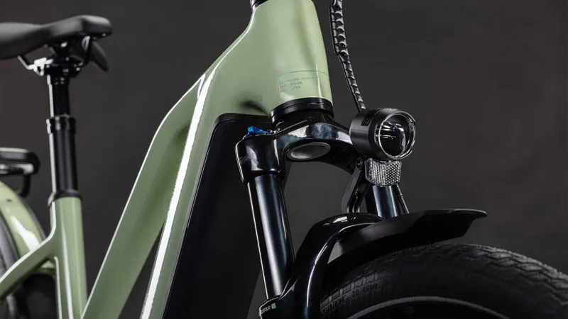 Cube Kathmandu Hybrid ONE 800wh Trapeze 2026 Electric Hybrid Bike - Pea/Green-6