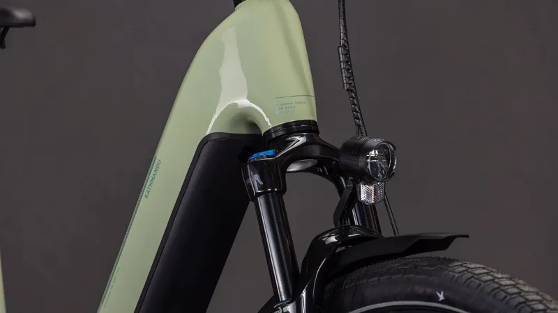 Cube Kathmandu Hybrid ONE 800wh Easy Entry 2026 Electric Hybrid Bike - Pea/Green-6