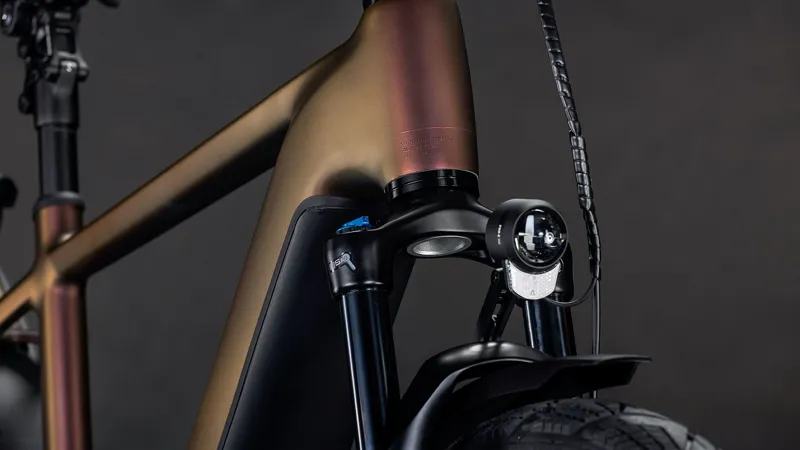 Cube Kathmandu Hybrid Pro 800wh 2026 Electric Hybrid Bike  - Sunglow/Chrome-3