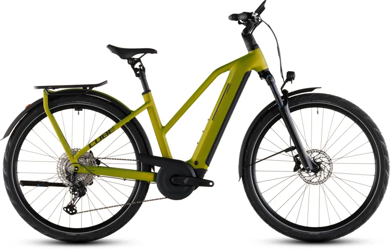 Cube Kathmandu Hybrid Pro 800wh Trapeze 2026 Electric Hybrid Bike - Lizard/Black
