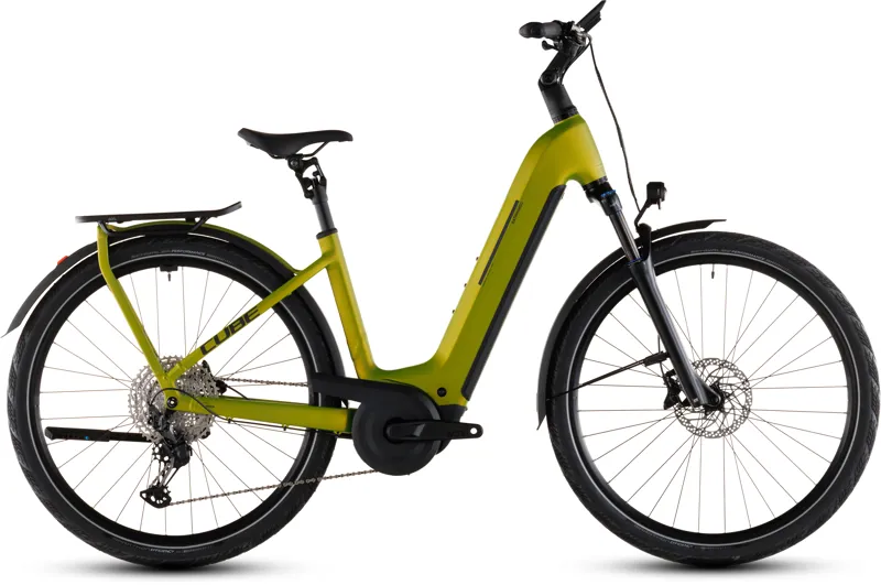 Cube Kathmandu Hybrid Pro 800wh Easy Entry 2026 Electric Hybrid Bike - Lizard/Black