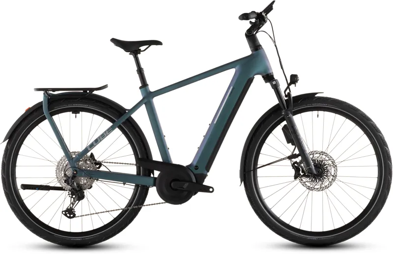 Cube Kathmandu Hybrid EXC 800wh 2026 Electric Hybrid Bike - Smaragdgrey/Prism