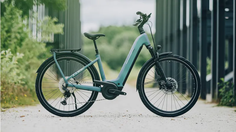 Cube Kathmandu Hybrid EXC 800wh Easy Entry 2026 Electric Hybrid Bike - Smaragdgrey/Prism-7