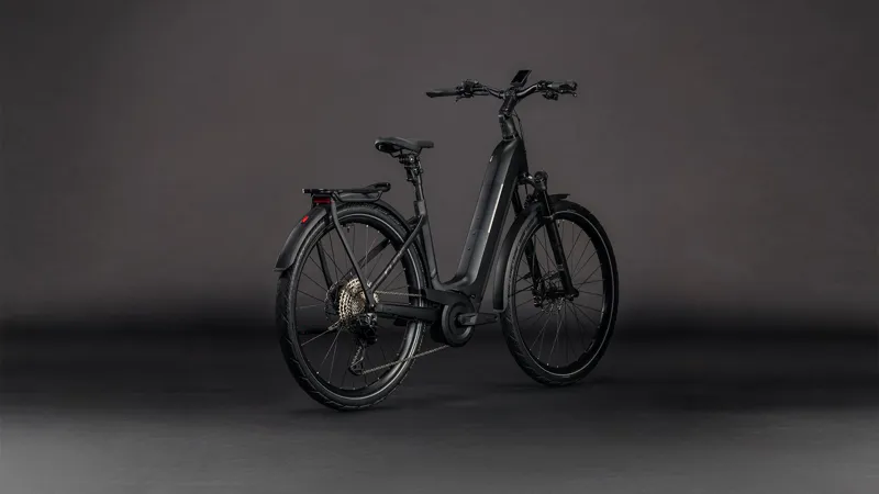 Cube Kathmandu Hybrid SLX 800wh Easy Entry 2026 Electric Hybrid Bike - Silverdust/Chrome-1