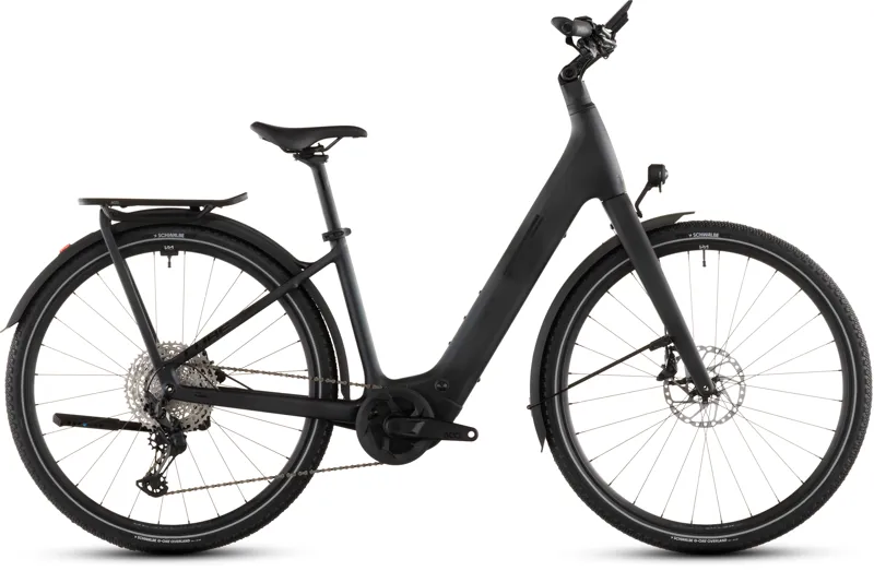 Cube Kathmandu Hybrid C:62 SLX 400X Easy Entry 2026 Electric Hybrid Bike - Liquidblack/Bluedust