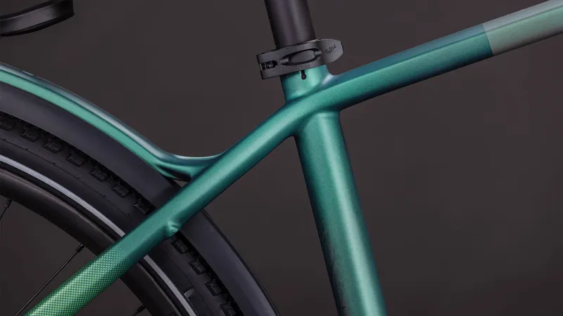 Cube Kathmandu Hybrid C:62 SLT 400X 2026 Electric Hybrid Bike - Seafoam/Chrome-4