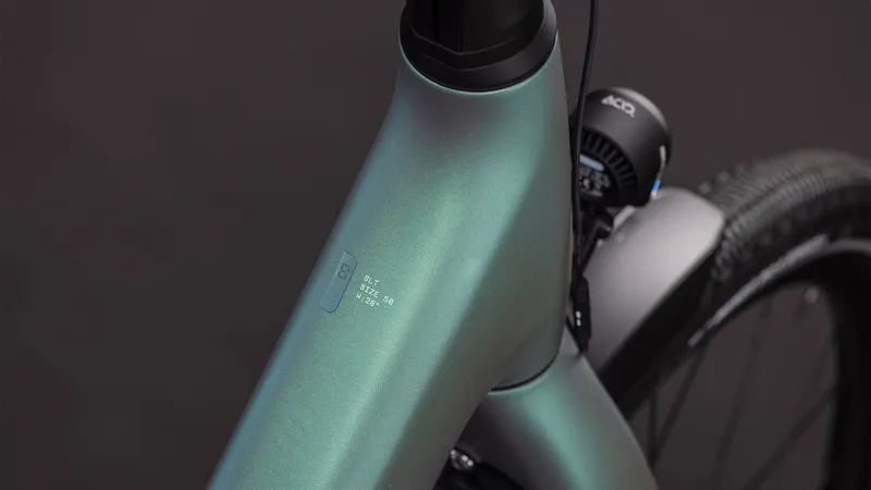 CubeKathmandu Hybrid C:62 SLT 400X Easy Entry 2026 Electric Hybrid Bike - Seafoam/Chrome-1